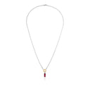 Ruby Axis Necklace