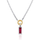 Ruby Axis Necklace