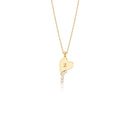 Dripping Diamonds Heart Necklace