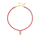 Cord Morganite Necklace