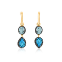 Swiss Topaz & Sky Topaz Earrings