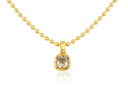 Green Amethyst In-Frame Necklace