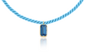Cord Blue Necklace