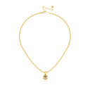 Green Amethyst In-Frame Necklace