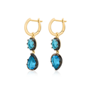 Swiss Topaz & Sky Topaz Earrings