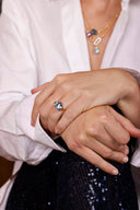 Swiss Topaz & Sky Topaz Ring