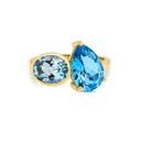 Swiss Topaz & Sky Topaz Ring