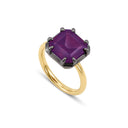 Amethyst Pinky Ring