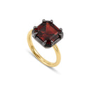 Garnet Pinky Ring