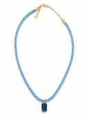 Cord Aquamarine Necklace