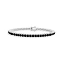 Signature Black Spinal Tennis Bracelet